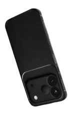 Uray store Tecno Spark 50 4G Auto Focus Karbon Kapak - Siyah - Görsel 3