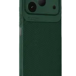 Uray store Tecno Spark 50 4G Auto Focus Karbon Kapak - Yeşil