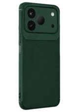 Uray store Tecno Spark 50 4G Auto Focus Karbon Kapak - Yeşil