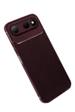 Uray store Tecno Spark 50 5G Auto Focus Karbon Kapak - Bordo - Görsel 2
