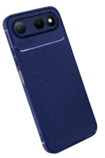 Uray store Tecno Spark 50 5G Auto Focus Karbon Kapak - Lacivert - Görsel 3