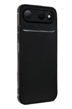 Uray store Tecno Spark 50 5G Auto Focus Karbon Kapak - Siyah
