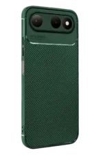 Uray store Tecno Spark 50 5G Auto Focus Karbon Kapak - Yeşil