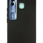 Uray store Tecno Spark 7 Pro Kılıf First Silikon - Siyah