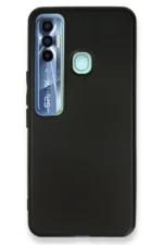 Uray store Tecno Spark 7 Pro Kılıf First Silikon - Siyah