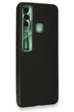 Uray store Tecno Spark 7 Pro Kılıf First Silikon - Siyah - Görsel 3