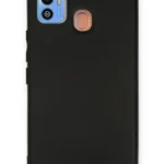 Uray store Tecno Spark 7T Kılıf First Silikon - Siyah