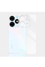 Uray store Tecno Spark Go 2024 Kılıf Lüx Şeffaf Silikon - Görsel 2