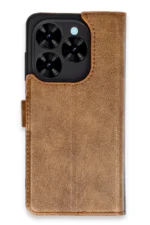 Uray store Tecno Spark Go 2024 Kılıf Trend S Plus Kapaklı Kılıf - Taba
