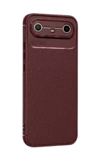 Uray store Tecno Spark Slim 5G Auto Focus Karbon Kapak - Bordo - Görsel 3
