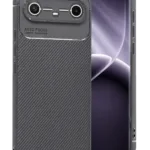 Uray store Tecno Spark Slim 5G Auto Focus Karbon Kapak - Gri