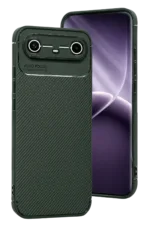 Uray store Tecno Spark Slim 5G Auto Focus Karbon Kapak - Koyu Yeşil