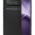 Uray store Tecno Spark Slim 5G Auto Focus Karbon Kapak - Siyah