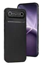 Uray store Tecno Spark Slim 5G Auto Focus Karbon Kapak - Siyah
