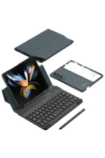 Uray store Universal Universal Kılıf Fold Klavye - Koyu Yeşil - Görsel 2