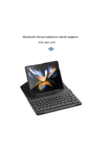 Uray store Universal Universal Kılıf Fold Klavye - Siyah - Görsel 2