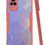 Uray store Vivo V21e Kılıf Platin Silikon - Pembe