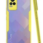 Uray store Vivo V21e Kılıf Platin Silikon - Sarı