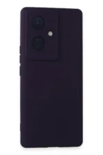 Uray store Vivo V29 Lite Kılıf Nano içi Kadife Silikon - Mor