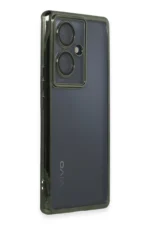 Uray store Vivo V29 Lite Kılıf Razer Lensli Silikon - Yeşil - Görsel 2