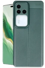 Uray store Vivo V30 5G Kılıf Auto Focus Kapak - Koyu Yeşil