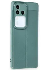 Uray store Vivo V30 5G Kılıf Auto Focus Kapak - Koyu Yeşil - Görsel 3