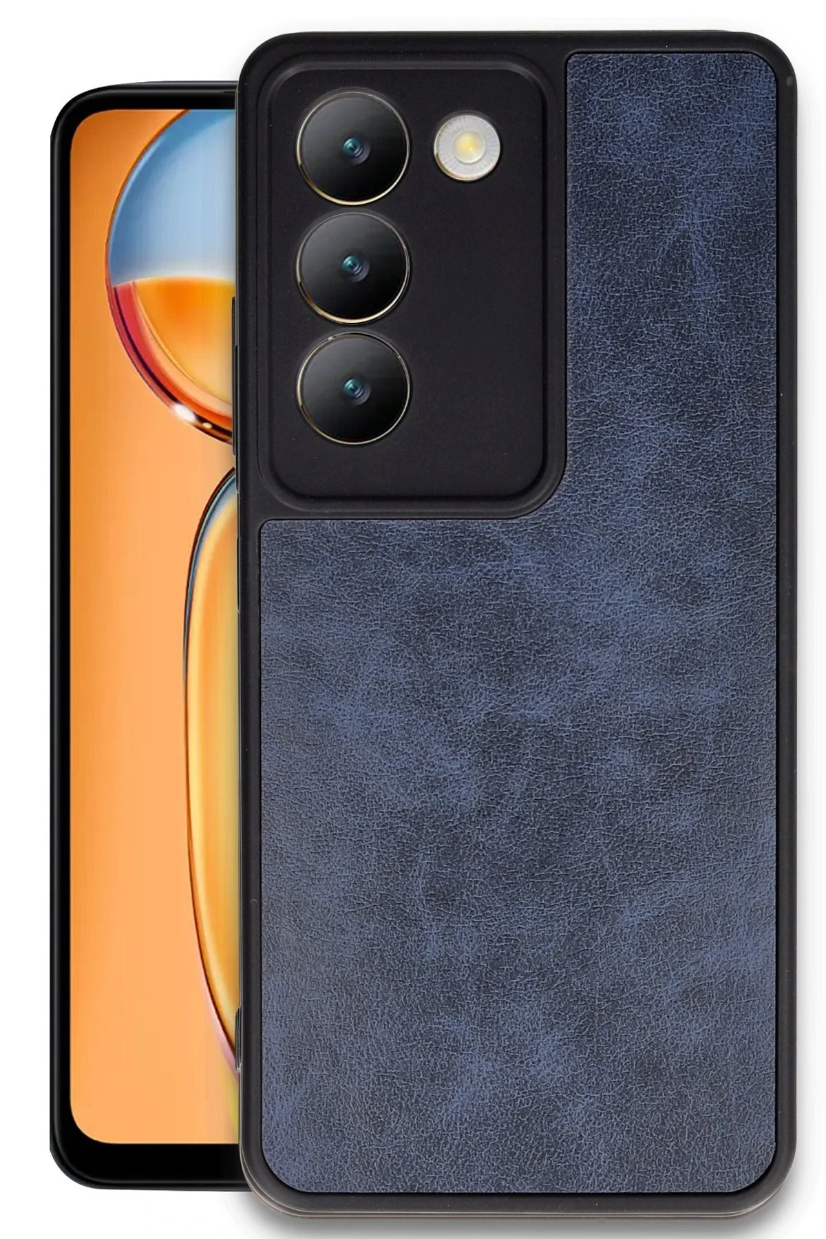 newface-vivo-v30-lite-4g-kilif-aras-deri-kapak-lacivert-default Uray store Vivo V30 Lite 4G Kılıf Aras Deri Kapak - Lacivert - Görsel 1