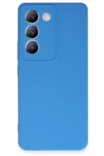 Uray store Vivo V30 Lite 4G Kılıf First Silikon - Mavi