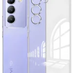 Uray store Vivo V30 Lite 4G Kılıf Lüx Şeffaf Silikon