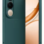 Uray store Vivo V50 Lite 4G Auto Focus Karbon Kapak - Koyu Yeşil