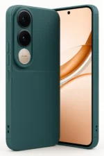Uray store Vivo V50 Lite 4G Auto Focus Karbon Kapak - Koyu Yeşil