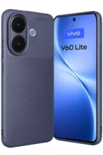 Uray store Vivo V60 Lite Auto Focus Karbon Kapak - Lacivert