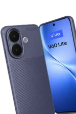 Uray store Vivo V60 Lite Auto Focus Karbon Kapak - Lacivert - Görsel 3