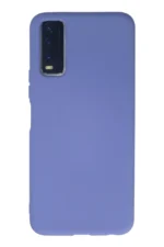 Uray store Vivo Y11S Kılıf Nano içi Kadife Silikon - Lila