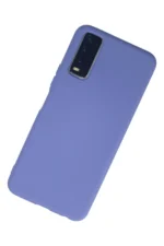 Uray store Vivo Y11S Kılıf Nano içi Kadife Silikon - Lila - Görsel 3