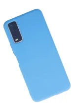 Uray store Vivo Y11S Kılıf Nano içi Kadife Silikon - Mavi - Görsel 2