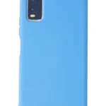 Uray store Vivo Y11S Kılıf Nano içi Kadife Silikon - Mavi