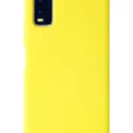 Uray store Vivo Y11S Kılıf Nano içi Kadife Silikon - Sarı