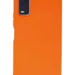 Uray store Vivo Y11S Kılıf Nano içi Kadife Silikon - Turuncu