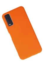 Uray store Vivo Y11S Kılıf Nano içi Kadife Silikon - Turuncu - Görsel 3