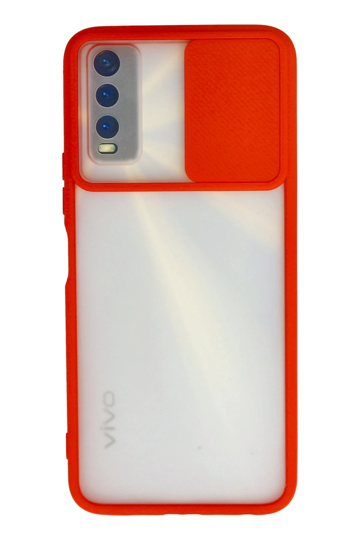 newface-vivo-y11s-kilif-palm-buzlu-kamera-surgulu-silikon-kirmizi-default Uray store Vivo Y11S Kılıf Palm Buzlu Kamera Sürgülü Silikon - Kırmızı - Görsel 1
