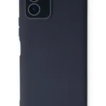 Uray store Vivo Y15S Kılıf Lansman Glass Kapak - Lacivert