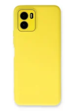 Uray store Vivo Y15S Kılıf Lansman Glass Kapak - Sarı