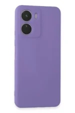 Uray store Vivo Y16 Kılıf First Silikon - Lila