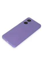 Uray store Vivo Y16 Kılıf First Silikon - Lila - Görsel 4
