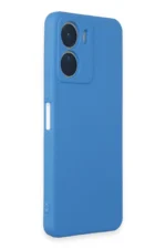 Uray store Vivo Y16 Kılıf First Silikon - Mavi - Görsel 2