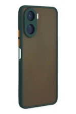 Uray store Vivo Y16 Kılıf Montreal Silikon Kapak - Yeşil - Görsel 2