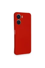 Uray store Vivo Y16 Kılıf Nano içi Kadife Silikon - Kırmızı - Görsel 2