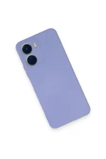 Uray store Vivo Y16 Kılıf Nano içi Kadife Silikon - Lila - Görsel 3