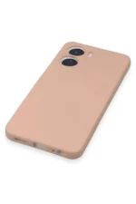 Uray store Vivo Y16 Kılıf Nano içi Kadife Silikon - Pudra - Görsel 5